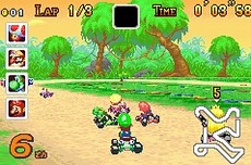 Mario Kart Super Circuit in-game
