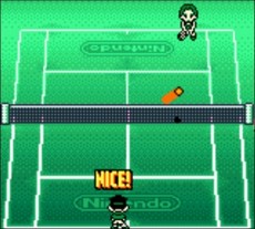 Mario Tennis in-game