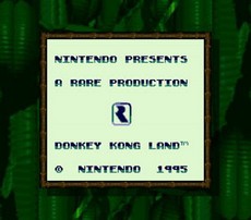 Donkey Kong Land in-game