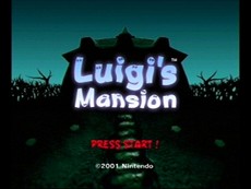 Luigi's Mansion in-game