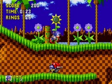 Sonic Mega Collection in-game