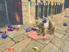 Wario World in-game