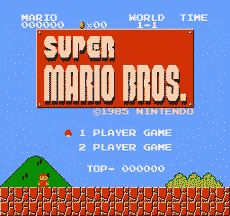 Super Mario Bros in-game