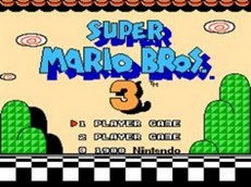Super Mario Bros 3 in-game
