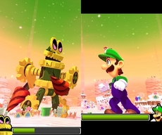 Mario & Luigi Dream Team Bros. in-game