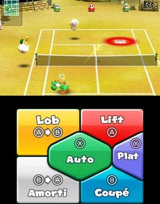 Mario Tennis Open in-game