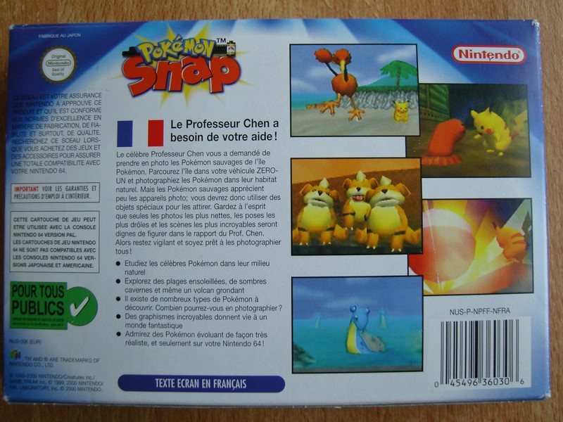 Boîte Pokemon Snap
