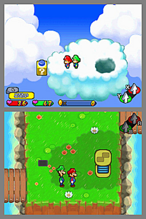 Mario & Luigi : Partners In Time in-game