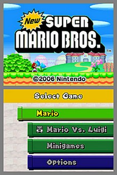 New Super Mario Bros. in-game