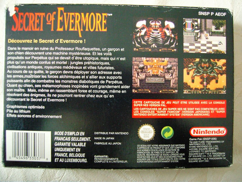 Boîte Secret Of Evermore