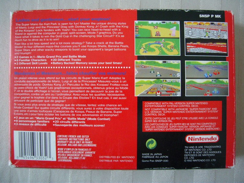 Super Mario Kart - série super classic