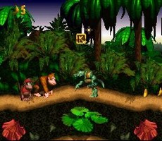 Donkey Kong Country in-game
