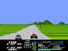 ファミコングランプリIIスリーティーホットラリー (Famicom Grand Prix II 3D Hot Rally / Famikon guranpuriII surîdî hotto rarî) in-game