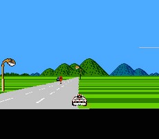 ファミコングランプリIIスリーティーホットラリー (Famicom Grand Prix II 3D Hot Rally / Famikon guranpuriII surîdî hotto rarî) in-game