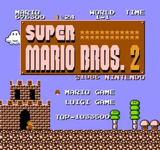 スーパーマリオブラザーズ2 (Super Mario Bros. 2 / Sûpâ Mario Burazâzu 2) in-game