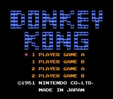Donkey Kong NES CLASSICS in-game
