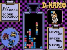 Dr Mario NES CLASSICS in-game