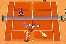 Mario Power Tennis in-game