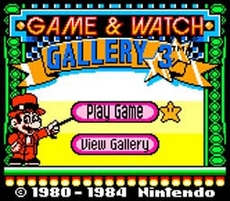 Game & Watch Gallery 3 in-game
