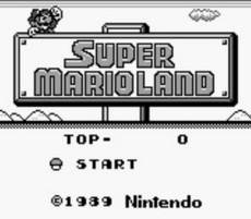 Super Mario Land in-game