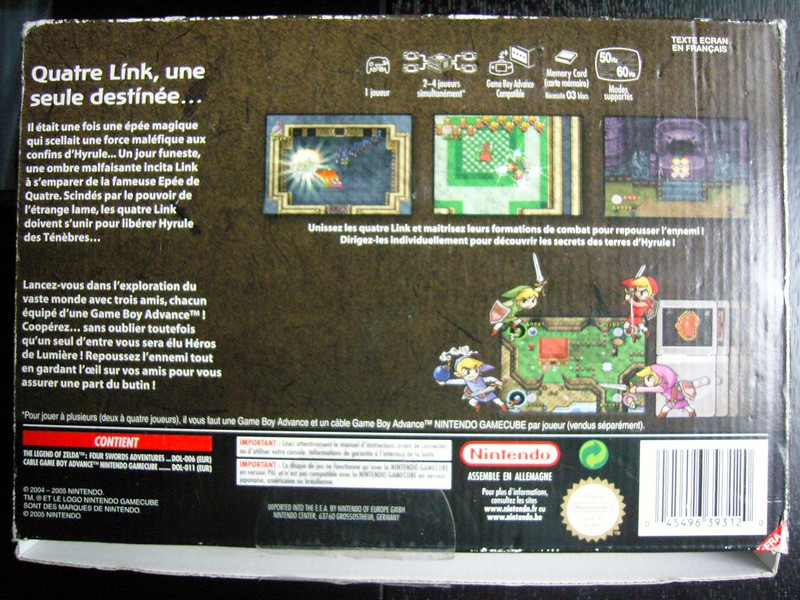 Carton The Legend of Zelda : Four Swords Adventures