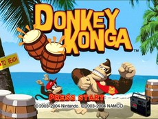 Donkey Konga in-game