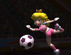 Mario Smash Football in-game