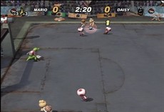 Mario Smash Football in-game