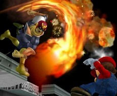 Super Smash Bros Melee in-game