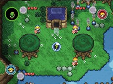 The Legend Of Zelda : Four Swords Adventures in-game