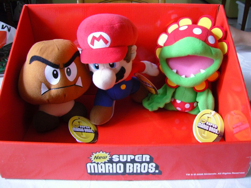 Collection peluches New Super Mario Bros