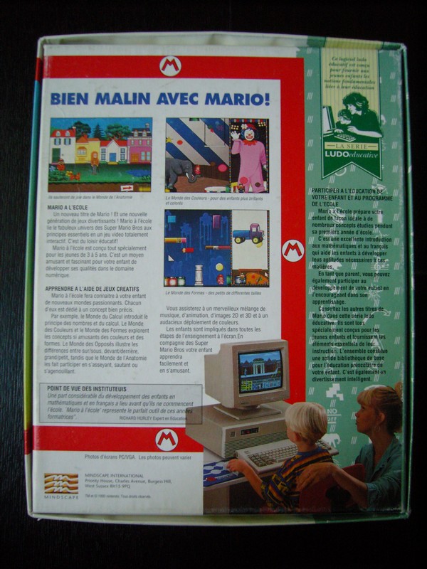 Logiciel PC « Mario A L’Ecole »