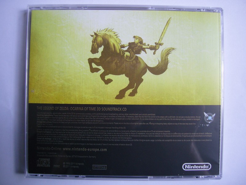 The Legend Of Zelda : Ocarina Of Time 3D Soundtrack CD - Club Nintendo France 2011