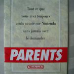 Livret du Club Nintendo à usage des parents