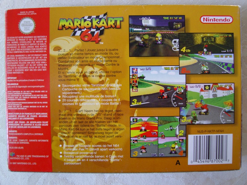 Boîte Mario Kart 64