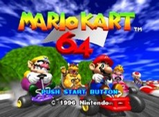 Mario Kart 64 in-game