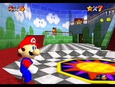 Super Mario 64 in-game