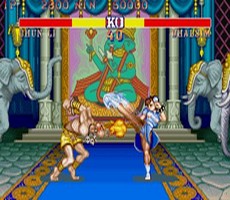 Street Fighter II Turbo in-game
