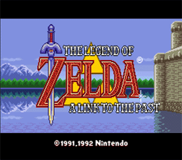 The Legend Of Zelda : A Link To The Past in-game