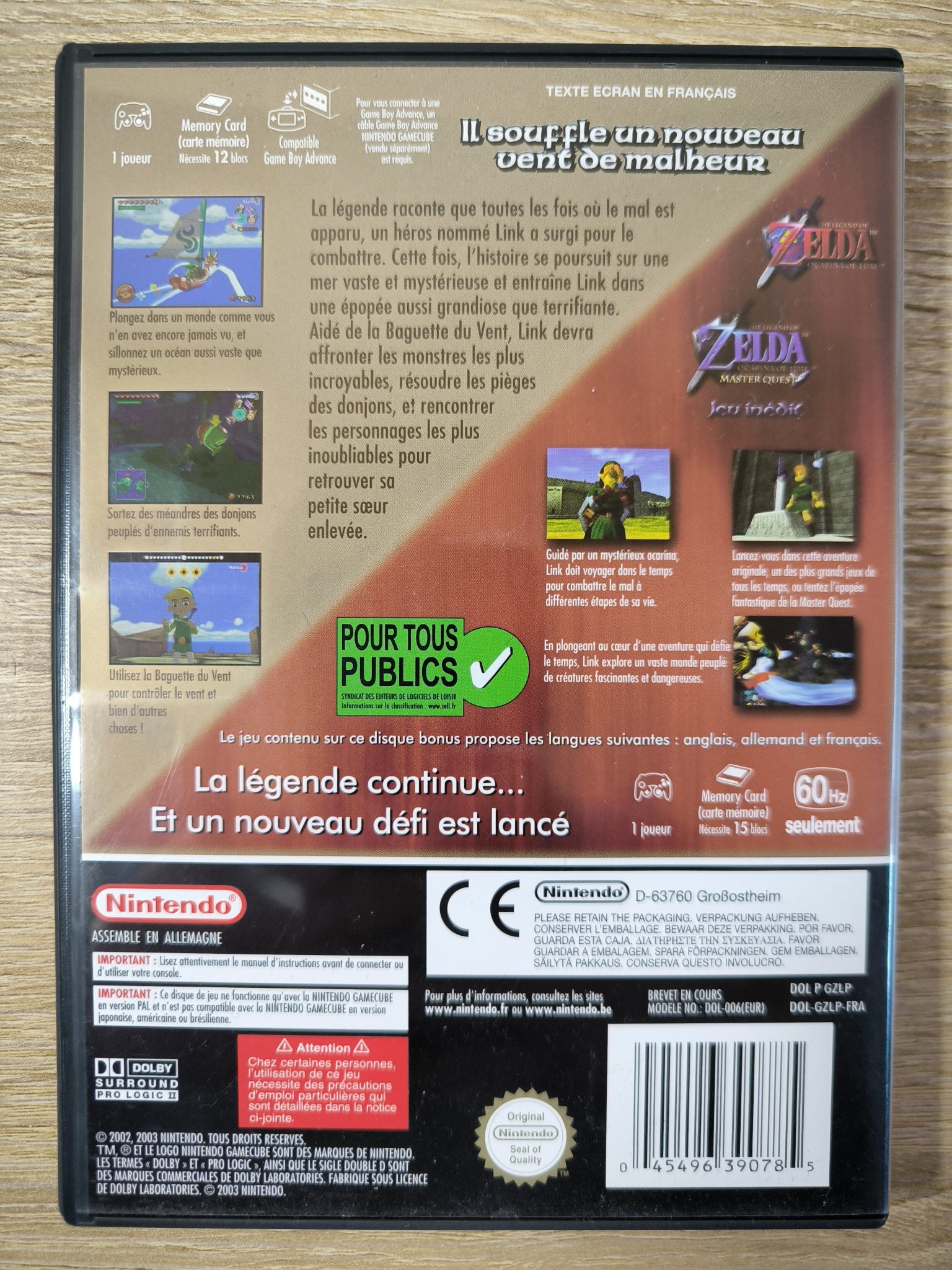 The Legend Of Zelda: Wind Waker – Édition Limitée Sur Nintendo GameCube, Très Bon état