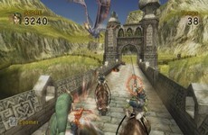 Link's Crossbow Training in-game