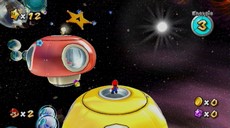 Super Mario Galaxy in-game