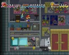 Super Paper Mario in-game