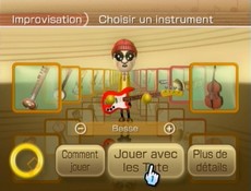 Wii Music in-game